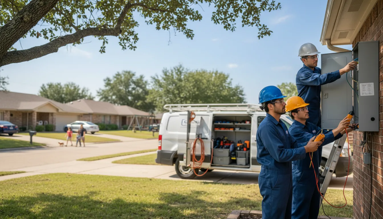 Certified electrician providing emergency electrical services in Jameson, MO
